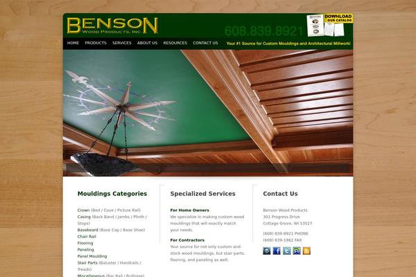 bensonwoodproducts.com site used Bwp_theme