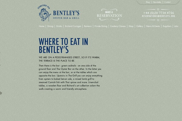 bentleys theme websites examples