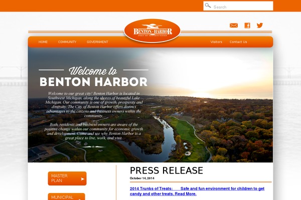 Twenty Ten theme site design template sample
