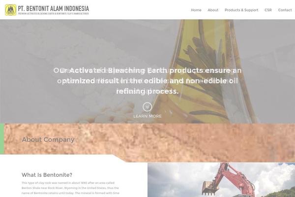 bentonitalamindonesia.com site used Bentonit
