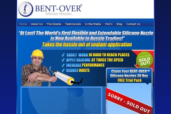bentoversiliconenozzles.com site used Bentover