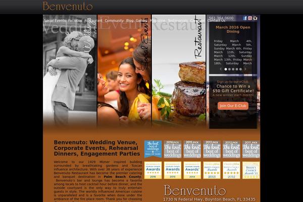 benvenutorestaurant.com site used Benvenuto