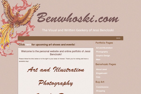 benwhoski.com site used Benwhoski4