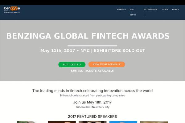 benzingafintechawards.com site used Fintech-awards2.0