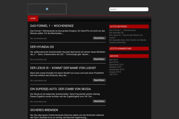 NewGamer theme site design template sample