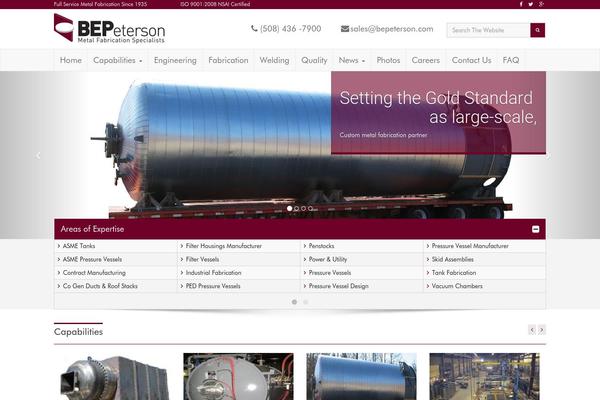 bepeterson.com site used Bepeterson