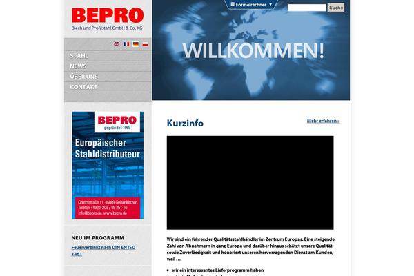 bepro.de site used Bepro