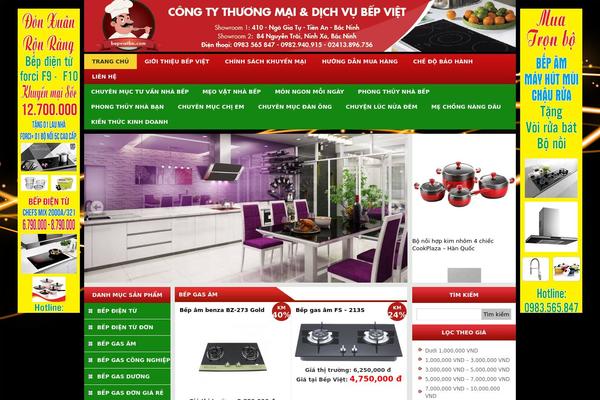 bepvietbn.com site used Bepvietbn