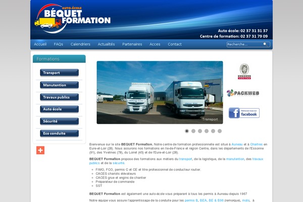 WordPress website example screenshot