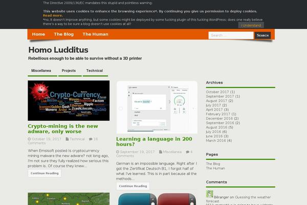 beranger.org site used Ludditus
