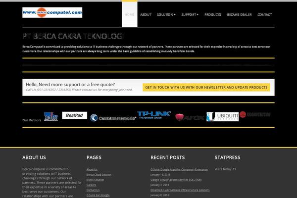 Cleangold theme site design template sample