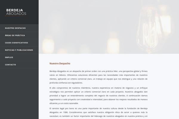 WordPress website example screenshot