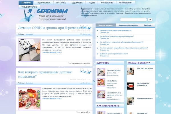Beremenna theme websites examples