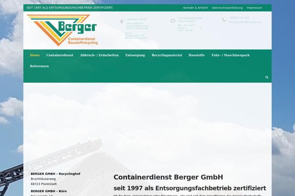 berger-recycling.de site used Financeup-pro