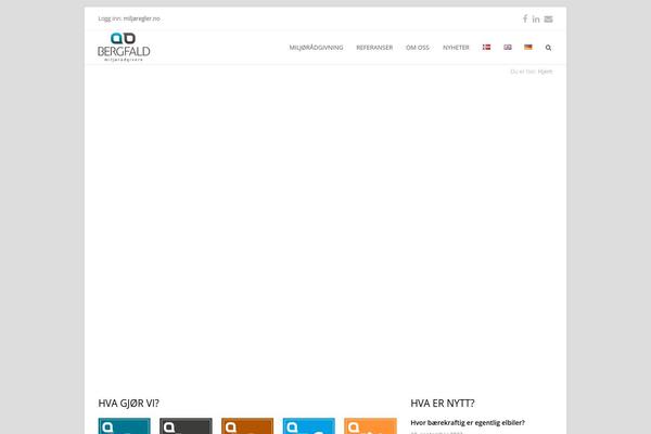 Total theme site design template sample