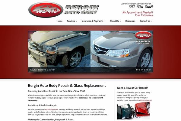 berginautobody.com site used Bergin