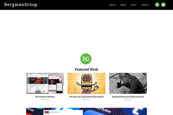bergmangroup.com site used Bergman