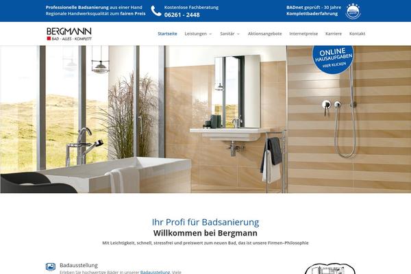Divi theme site design template sample