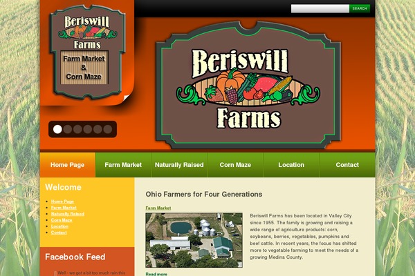 beriswillfarms.com site used Myframework