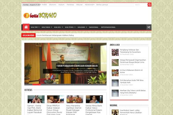 Sahifa theme site design template sample