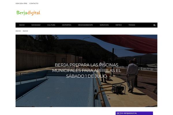 Barcelona theme site design template sample