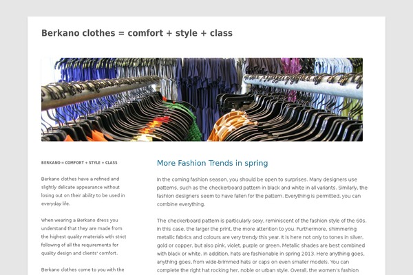 Twenty Twelve theme site design template sample