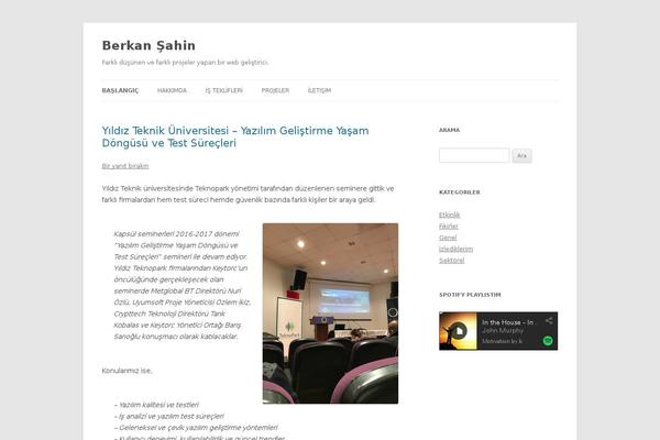 WordPress website example screenshot