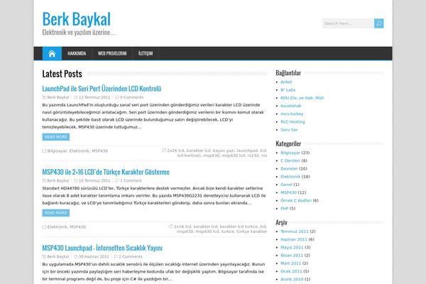 WordPress website example screenshot