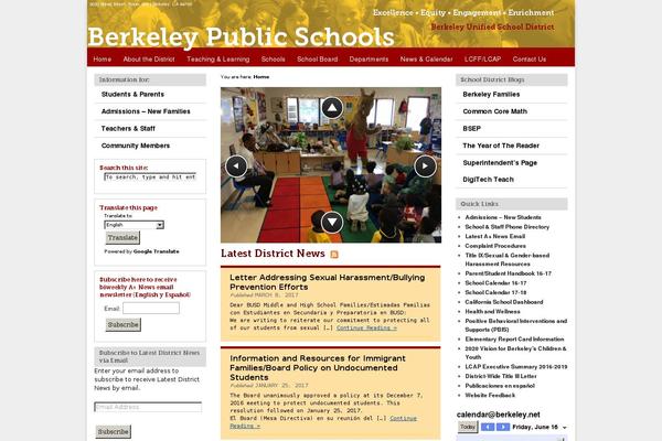 berkeley.net site used Busd-education-pro