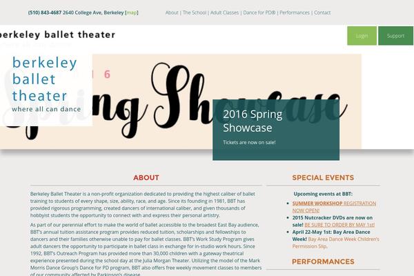 berkeleyballet.org site used Berkeley-ballet