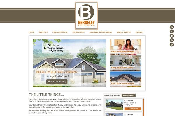 Berkeley theme site design template sample