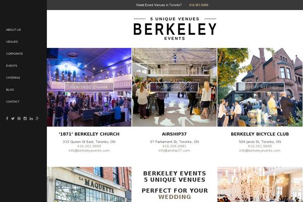 Berkeley theme site design template sample