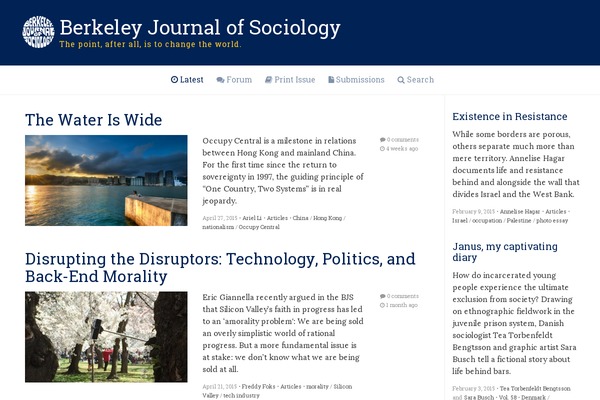 berkeleyjournal.org site used Berkeleyjournal