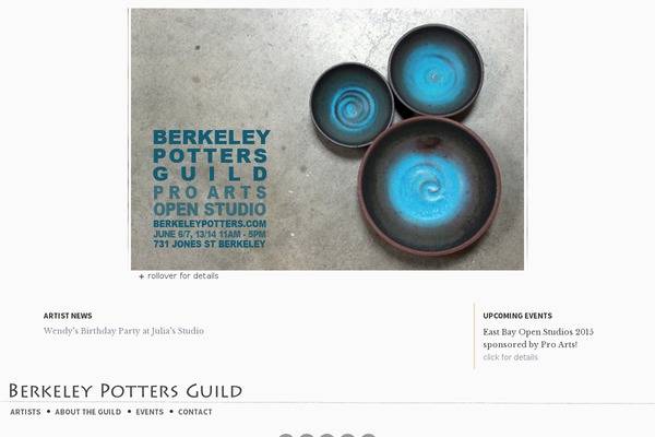 berkeleypotters.com site used Pottersguild
