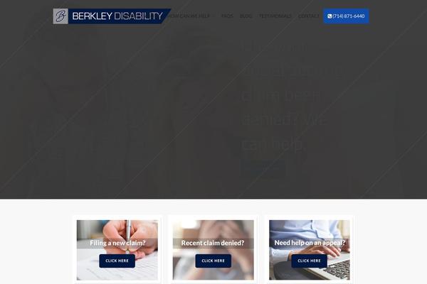 berkleydisability.com site used Salient