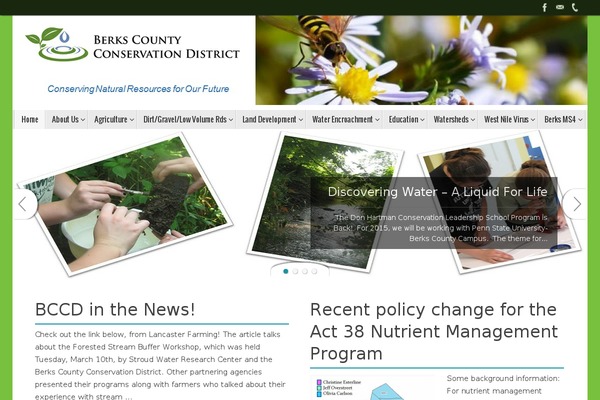 WordPress website example screenshot