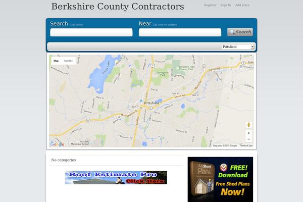 berkshirecountycontractors.com site used Wplocalplaces