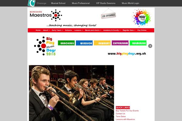 berkshiremaestros.org.uk site used Static-pages-for-charanga-partners