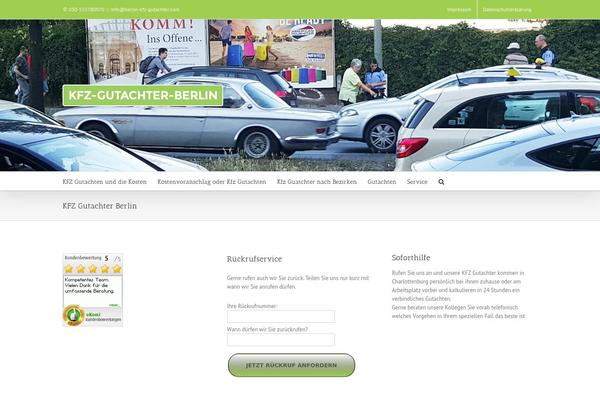 WordPress website example screenshot