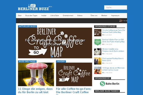 berliner-buzz.de site used FlatNews – Responsive Magazine WordPress Theme