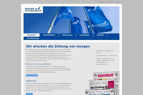 berliner-zeitungsdruck.de site used Berliner-zeitungsdruck
