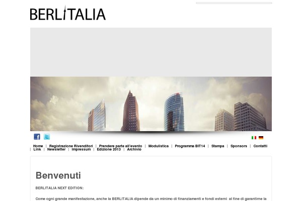berlitalia.de site used Responsive