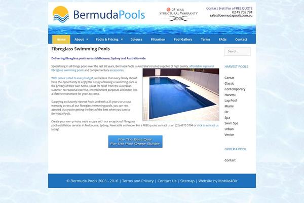 bermudapools.com.au site used Julio-divi-child