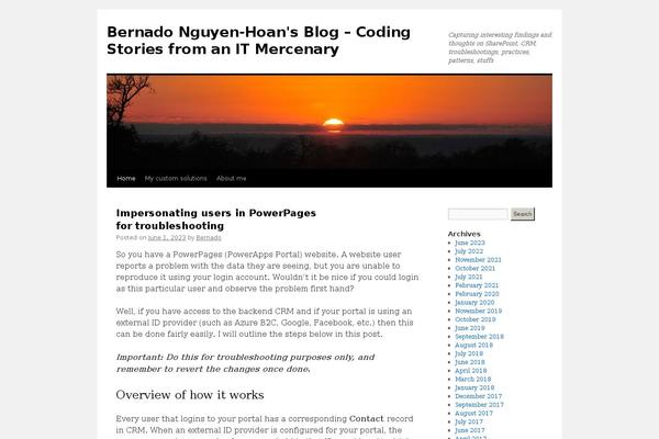 Site using SyntaxHighlighter Evolved plugin