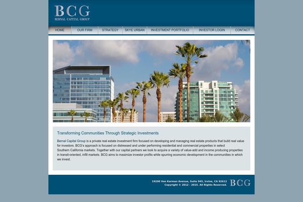 Bcg theme site design template sample