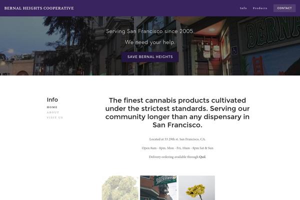 WordPress website example screenshot