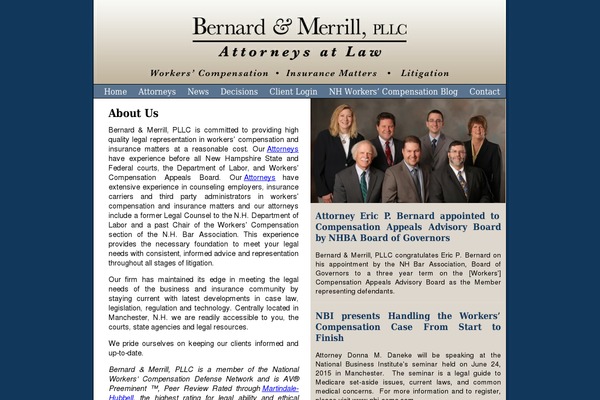 WordPress website example screenshot