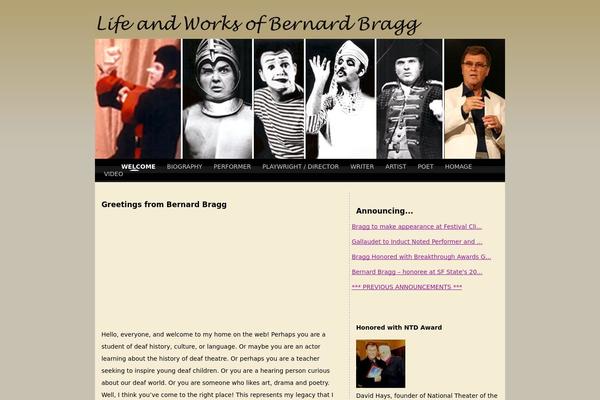 bernardbragg.com site used Bragg