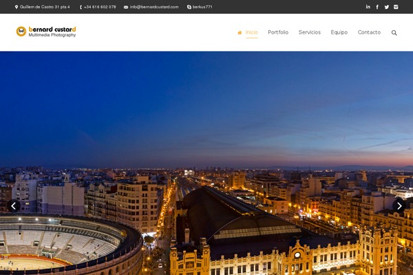 WordPress website example screenshot