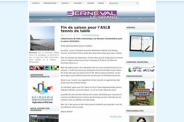 berneval.fr site used Bright